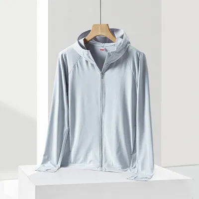 Women Fashion Casual Summer Solid Color UPF 50+ Long-Sleeve Breathable Hoodies Sun Protection Clothing