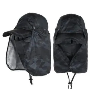 Men Casual Breathable Face Neck Protection UPF 50+ Quick-Drying Outdoor Sun Protection Hat