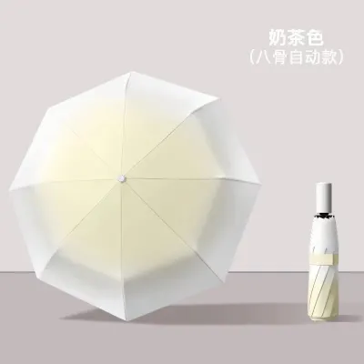 Fashion Sun Protection Ultra-Light Full-Automatic Gradient Folding UV Protection Umbrella