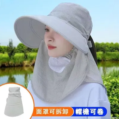 Women's Fashion Summer Printed Big Brim Outdoor UPF 50+ Sun Protection Hat