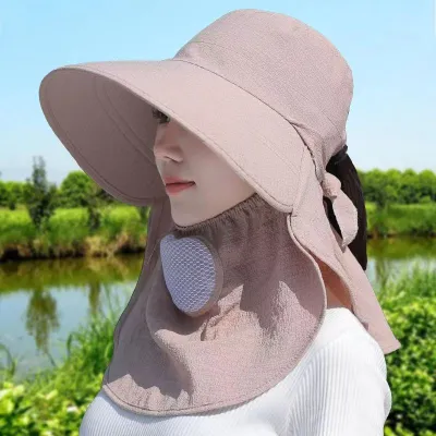 Women's Fashion Summer Printed Big Brim Outdoor UPF 50+ Sun Protection Hat