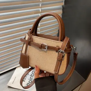 Women Fashion Casual Retro Small Square Handbag