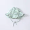 Blue Tiny Flower Hat Shoot Any Number Of Yards Is One Size