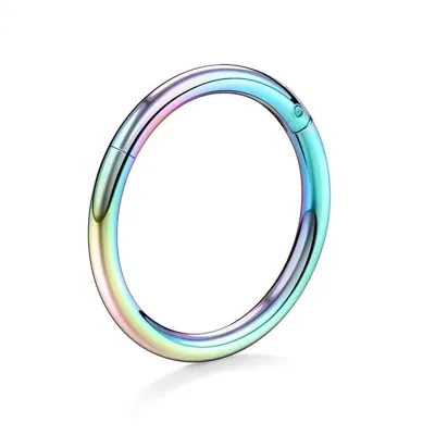 Fashion Simple 316L Stainless Steel Nose Ring Geometric