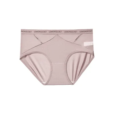 Women Sexy Seamless Mesh Mid-Waist Antibacterial Underwear