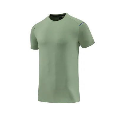 Men's Fashion Casual Summer Ice Silk Breathable Short-Sleeve T-Shirt