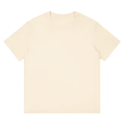 Men's Fashion Casual Summer Cotton Solid Color Round Neck Short-Sleeve Printed T-Shirt