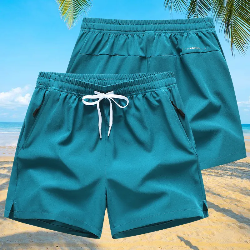 Men's Fashion Casual Summer Quick-Dry Solid Color Shorts