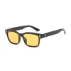Black Frame, Yellow Lenses