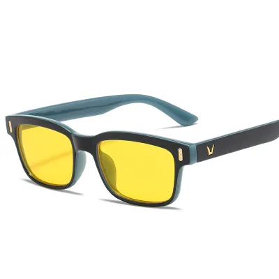 Women's Fashion Casual Square Blue Light Blocking Sunglasses