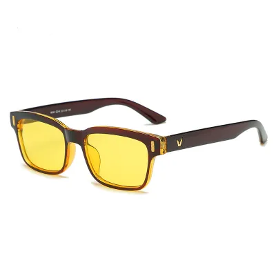 Women's Fashion Casual Square Blue Light Blocking Sunglasses