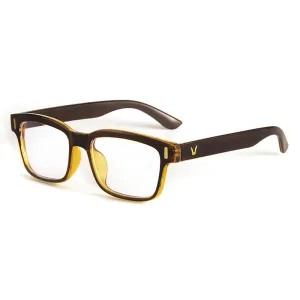 Women's Fashion Casual Square Blue Light Blocking Sunglasses