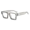 Translucent Gray Frame, White Lenses