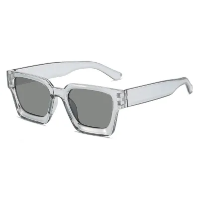 Women Fashion Casual Retro Square Thick Edge Blue Light Blocking Sunglasses