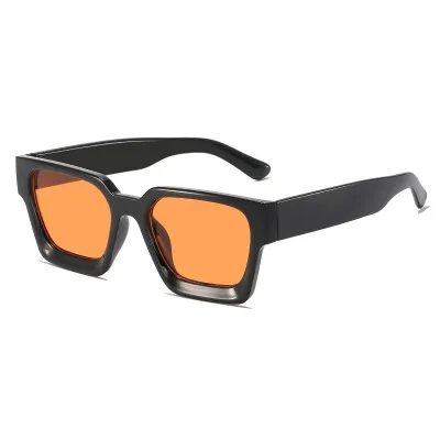 Women Fashion Casual Retro Square Thick Edge Blue Light Blocking Sunglasses