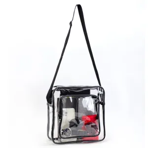 Women Fashion Casual PVC Large Capacity Clear Shoulder Bag