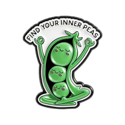 Fashion Cute Pea Pod Alloy Brooch