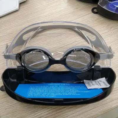 Fashion Color Block Anti-Fog Silicone Hd Pc Lenses Swim Goggles