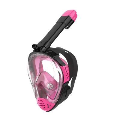 Fashion Liquid Silicone Full Dry Snorkeling Anti-Fog Swimming Mask Snorkeling Respirator Swim Goggles