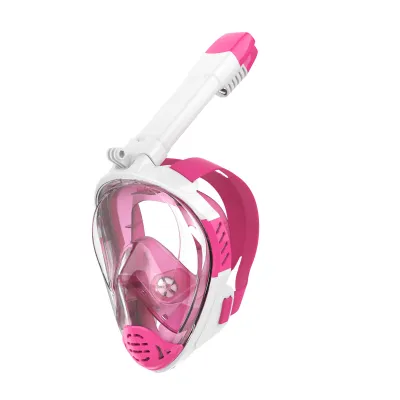 Fashion Liquid Silicone Full Dry Snorkeling Anti-Fog Swimming Mask Snorkeling Respirator Swim Goggles