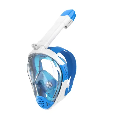 Fashion Liquid Silicone Full Dry Snorkeling Anti-Fog Swimming Mask Snorkeling Respirator Swim Goggles