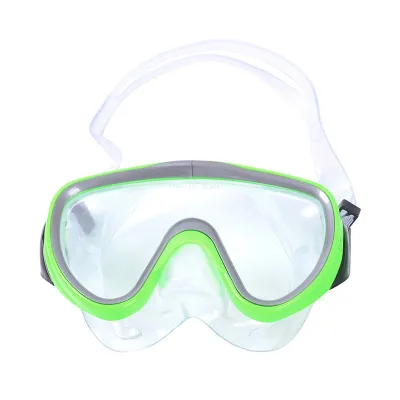 Fashion Adult Glass Eye Cover Large Frame Mask Snorkeling Mirror Swim Goggles