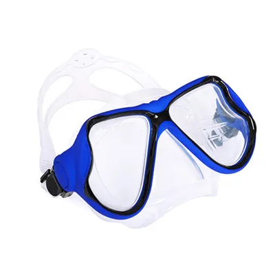 Fashion Liquid Pvc Tempered Glass Frosted Snorkeling Mask Swim Goggles