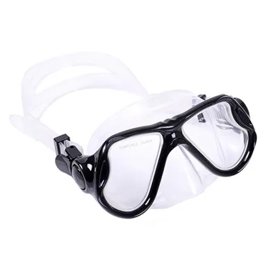 Fashion Liquid Pvc Tempered Glass Frosted Snorkeling Mask Swim Goggles