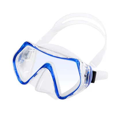 Fashion Glass-Protected Large-Frame Pvc Mask Deep Snorkeling Mask Swim Goggles