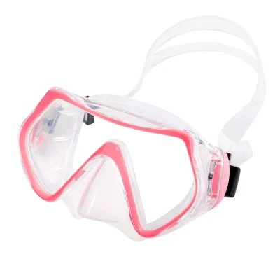 Fashion Glass-Protected Large-Frame Pvc Mask Deep Snorkeling Mask Swim Goggles