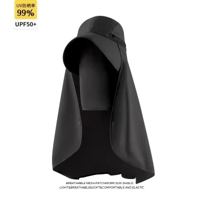Women Fashion Multi-Functional Long Neck Protection UV Protection UPF 50+ Sun Protection Wearable Hat
