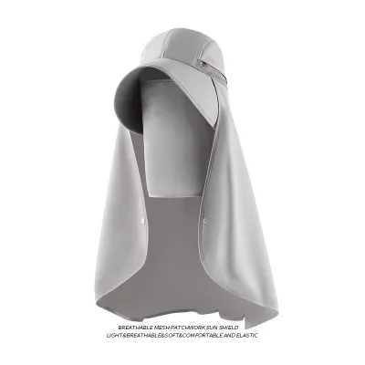Women Fashion Multi-Functional Long Neck Protection UV Protection UPF 50+ Sun Protection Wearable Hat