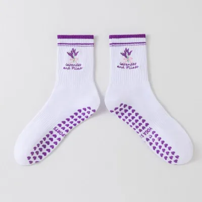Women Anti-Slip Cotton Yoga Sports Socks