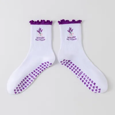 Women Anti-Slip Cotton Yoga Sports Socks