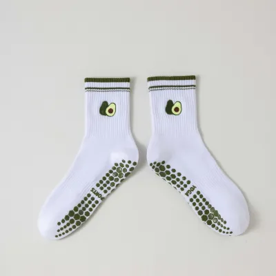 Women Anti-Slip Cotton Yoga Sports Socks