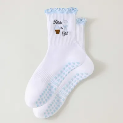 Women Anti-Slip Cotton Yoga Sports Socks