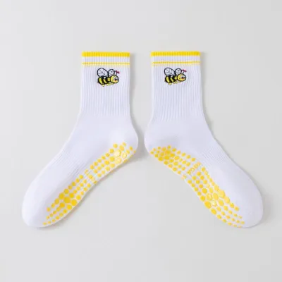 Women Anti-Slip Cotton Yoga Sports Socks