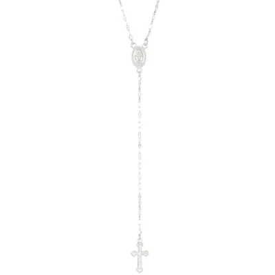 Women Fashion Cross Long Tassel Chain Necklace