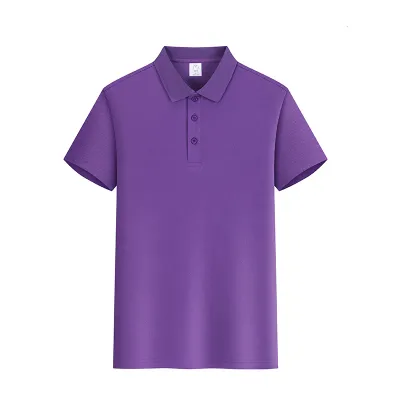 Custom Ice Silk Lapel Short-Sleeve Shirt for Men