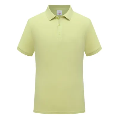Custom Solid Color Cotton Lapel Short Sleeve Shirt for Men Loose Fit