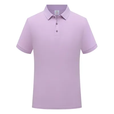 Custom Solid Color Cotton Lapel Short Sleeve Shirt for Men Loose Fit