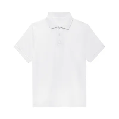 Custom Solid Color Lapel Short-Sleeve Quick-Dry Cotton Men Shirt