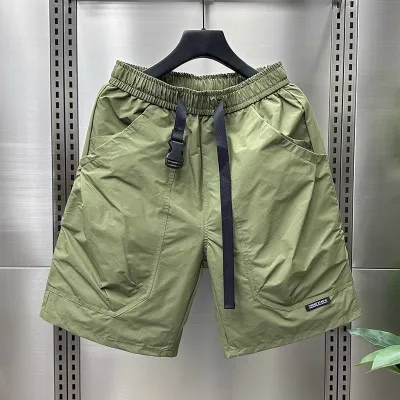 Men's Fashion Casual Summer Solid Color Loose Work Shorts