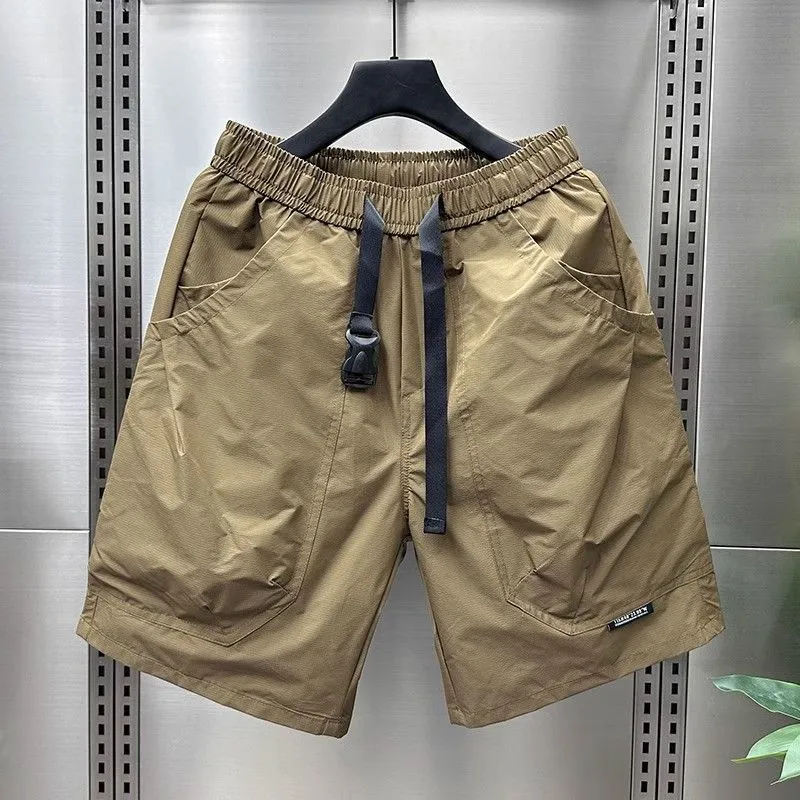 Men's Fashion Casual Summer Solid Color Loose Work Shorts
