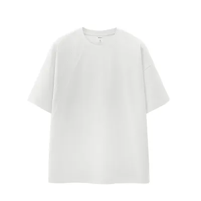 Men's Fashion Casual Spring Summer Solid Color Short Sleeve Cotton T-Shirt