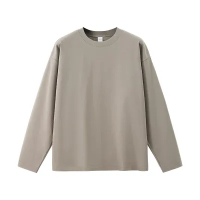 Men's Fashion Casual Simple Spring/Summer Solid Color Long Sleeve T-Shirt