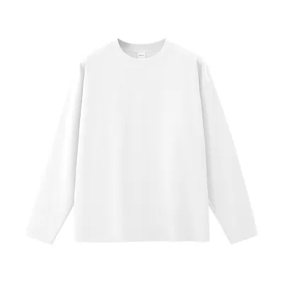 Men's Fashion Casual Simple Spring/Summer Solid Color Long Sleeve T-Shirt