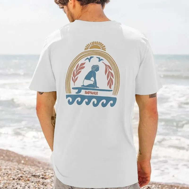 Men Fashion Casual Summer 3D Printed Animal Pattern Slim-Fit Round Neck Short Sleeve T-Shirt