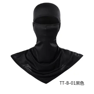 Fashion Solid Color Breathable Fishing Sunscreen Quick-Drying Dustproof Riding Mask Headgear
