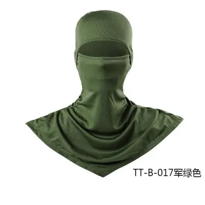 Fashion Solid Color Breathable Fishing Sunscreen Quick-Drying Dustproof Riding Mask Headgear